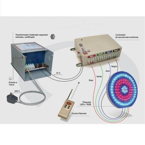 CONTROLADOR  PARA  HASTA 8 PLAQUETAS LE0002